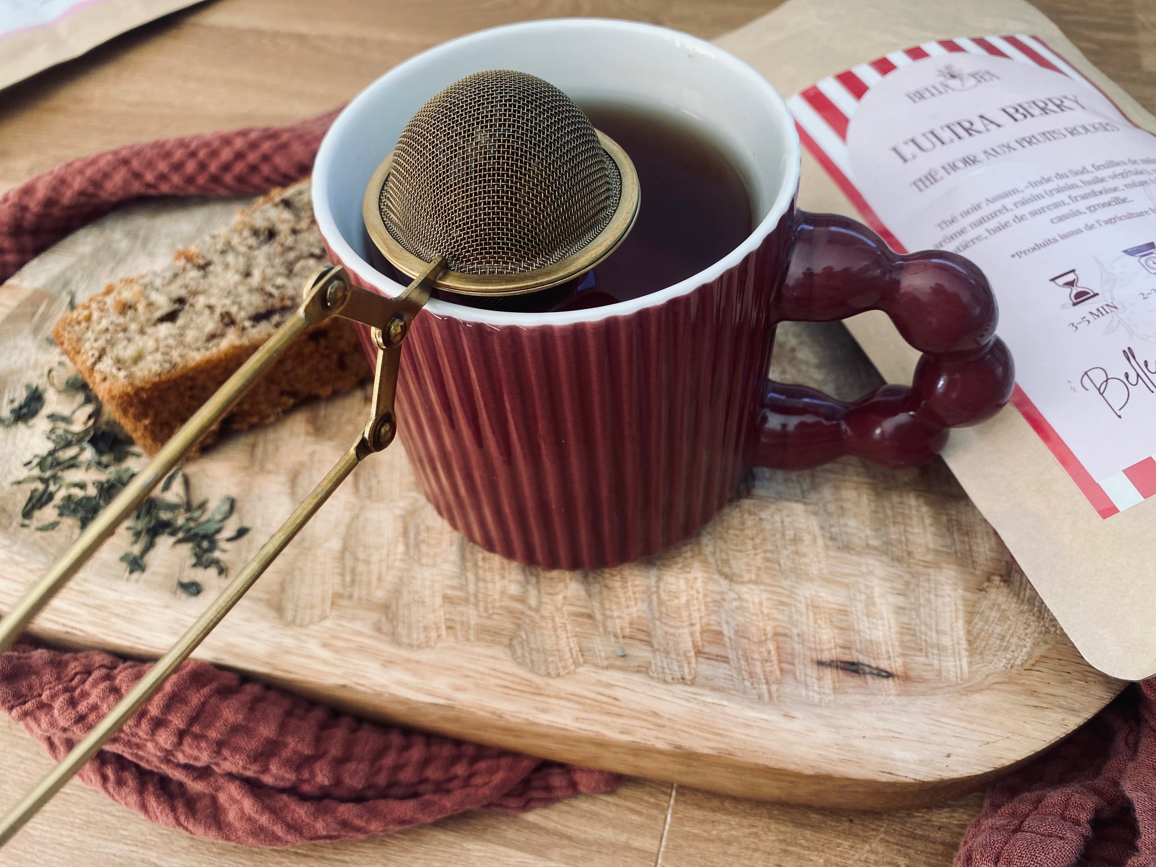 Filtre à thé en acier inoxydable | L’allié des infusions parfaites