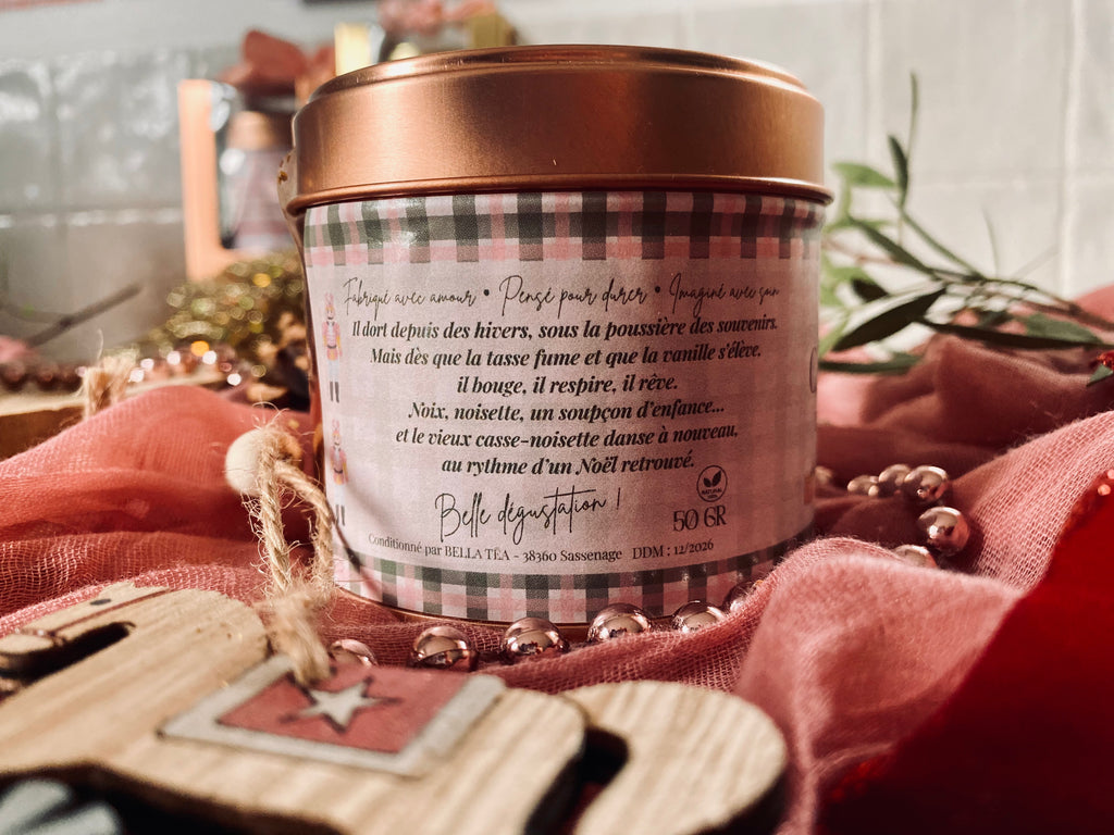 Thé vert noisette & chocolat - CASSE-NOISETTE |Thé ULTRA gourmand 🍫